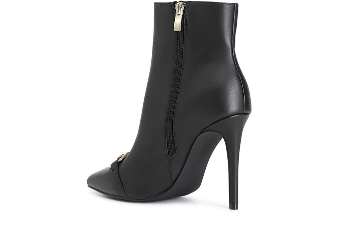 TRONCHETTO IN PELLE CON ACCESSORIO