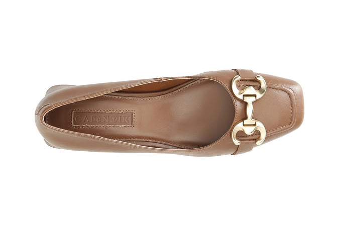 DÉCOLLETÉ IN PELLE CON MORSETTO