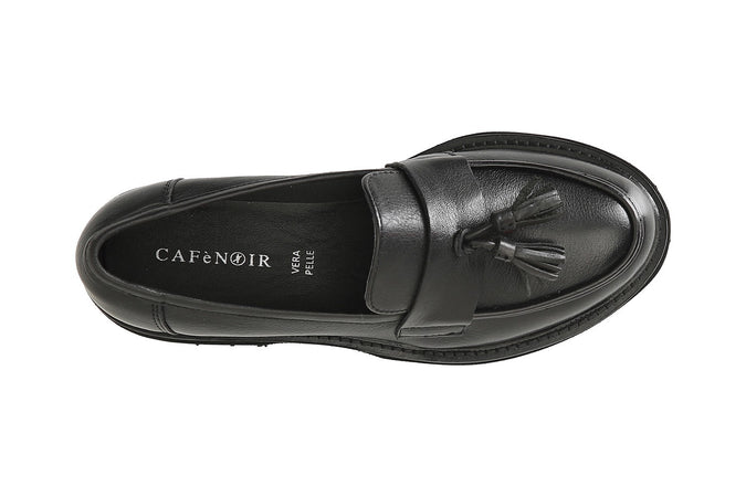 MOCASSINO IN PELLE CON NAPPINE