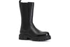 STIVALETTO 3/4 IN PELLE CON ELASTICO