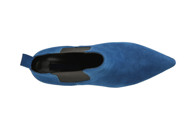 TRONCHETTO IN PELLE SCAMOSCIATA CON ELASTICO