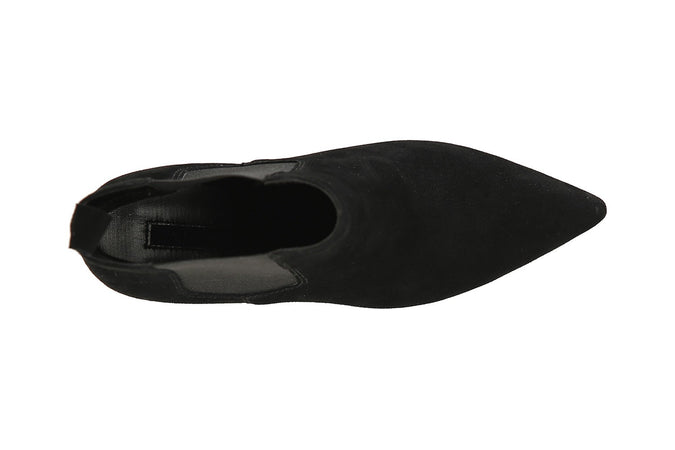 TRONCHETTO IN PELLE SCAMOSCIATA CON ELASTICO