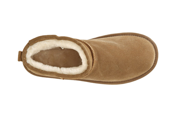 TRONCHETTO ALLA CAVIGLIA CON PELLICCIA SINTETICA