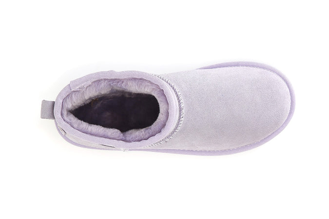 TRONCHETTO ALLA CAVIGLIA CON PELLICCIA SINTETICA