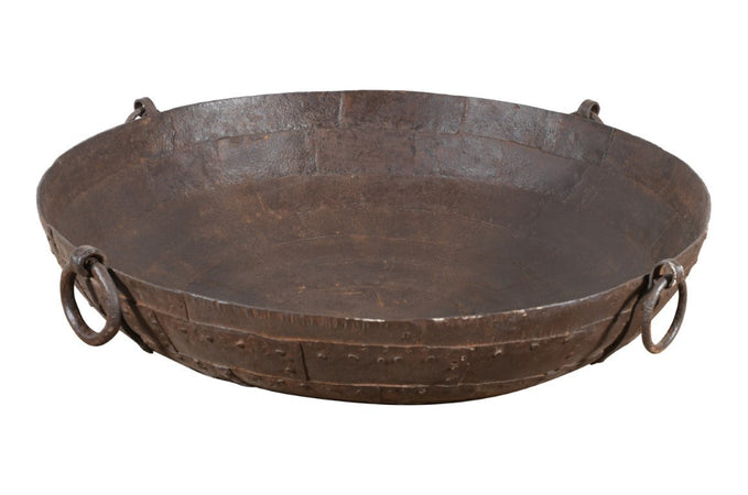 Biscottini Biscottini Contenitore Crogiolo Ferro Battuto 144x39 Braciere Barbecue