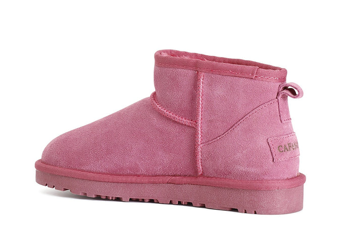 TRONCHETTO ALLA CAVIGLIA CON PELLICCIA SINTETICA