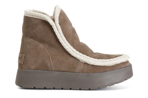 TRONCHETTO CON BORDO MOCASSINO E PELLICCIA SINTETICA