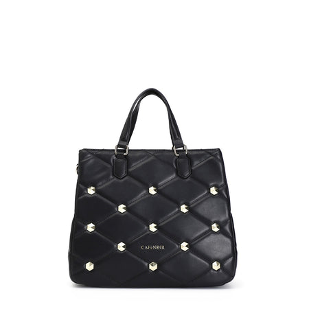 SHOPPING TRAPUNTATA CON BORCHIE ESAGONALI