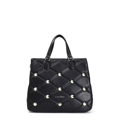 SHOPPING TRAPUNTATA CON BORCHIE ESAGONALI