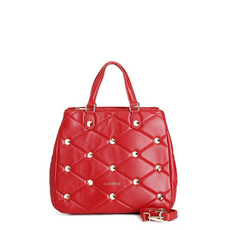 SHOPPING TRAPUNTATA CON BORCHIE ESAGONALI