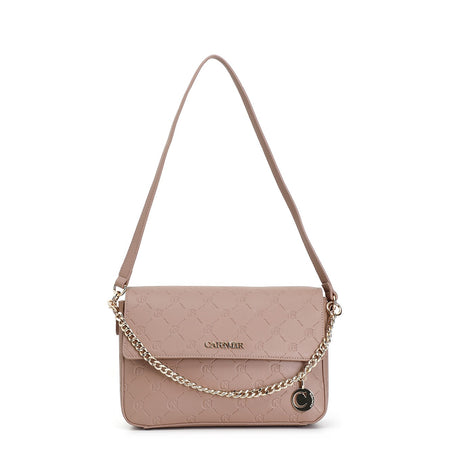 BANDOLIERA CON LOGO EMBOSSED ALL-OVER