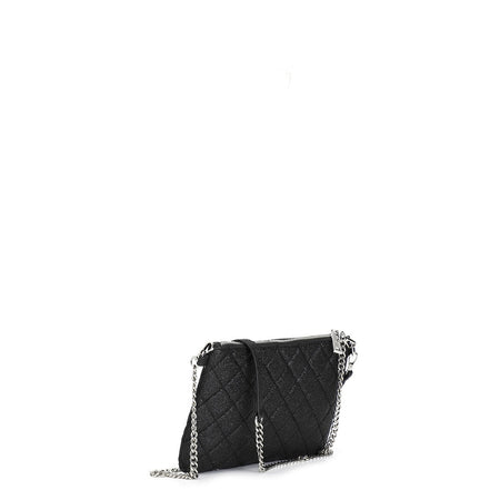 POCHETTE GLITTERATA CON BORCHIE ESAGONALI