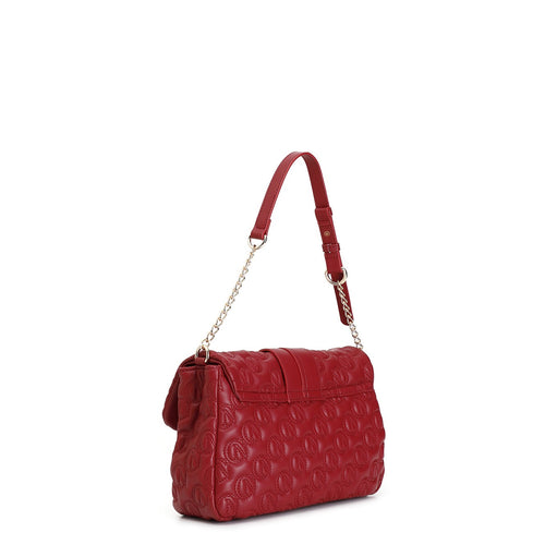 BORSA CON PATTINA CON TRAPUNTATURA CN ALL OVER