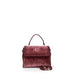 BORSA CON PATTINA IN VELLUTO EMBOSSED, TRACOLLA CON CATENA