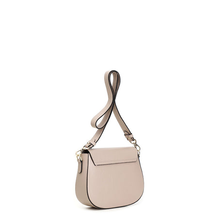 TRACOLLA CON PATTINA IN PELLE E CHIUSURA STRASS