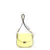 TRACOLLA CON PATTINA IN PELLE E CHIUSURA STRASS