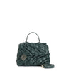 BORSA CON PATTINA CON LAVORAZIONE GOFFRATA