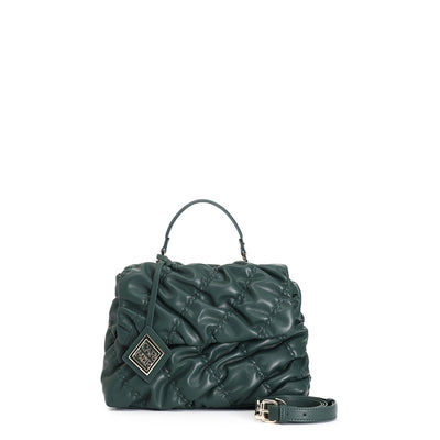 BORSA CON PATTINA CON LAVORAZIONE GOFFRATA