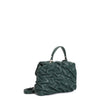 BORSA CON PATTINA CON LAVORAZIONE GOFFRATA