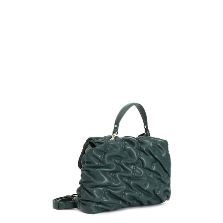 BORSA CON PATTINA CON LAVORAZIONE GOFFRATA