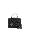 BORSA CON PATTINA CON LAVORAZIONE GOFFRATA