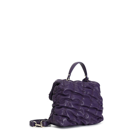 BORSA CON PATTINA CON LAVORAZIONE GOFFRATA