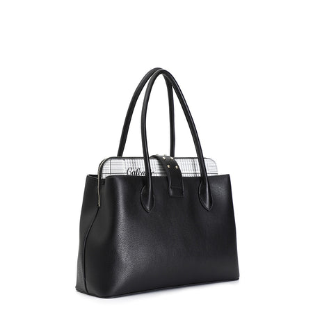 SHOPPING CON TRAMEZZA IN FANTASIA STAMPATA