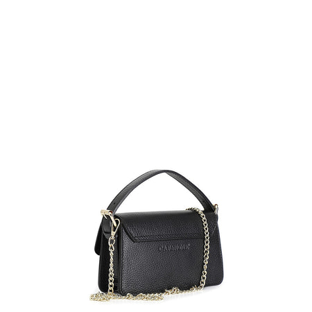 BORSA A SPALLA IN PELLE CON MANICI FIBBIA