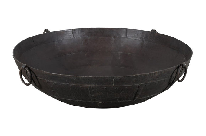 Biscottini Biscottini Crogiolo Contenitore Ferro Battuto 170x44 Versatile BBQ Braciere