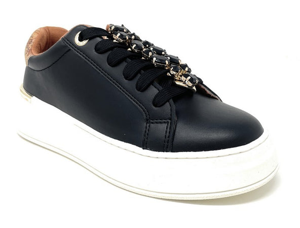 Alviero Martini sneakers black geo con accessorio gioiello N 2270 0289