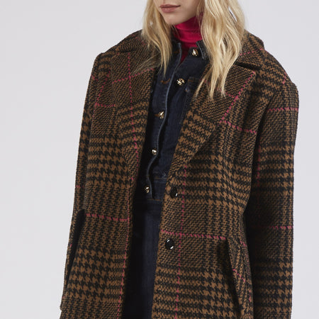 CAPPOTTO MONOPETTO PRINCIPE DI GALLES