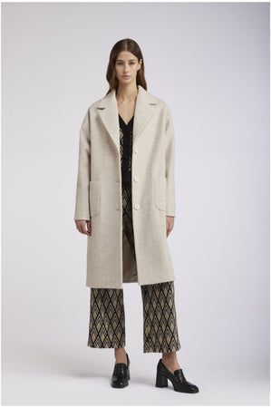 CAPPOTTO MONOPETTO TESSUTO SPIGATO