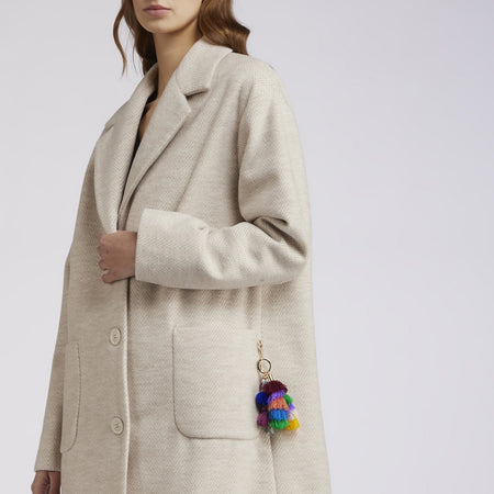 CAPPOTTO MONOPETTO TESSUTO SPIGATO