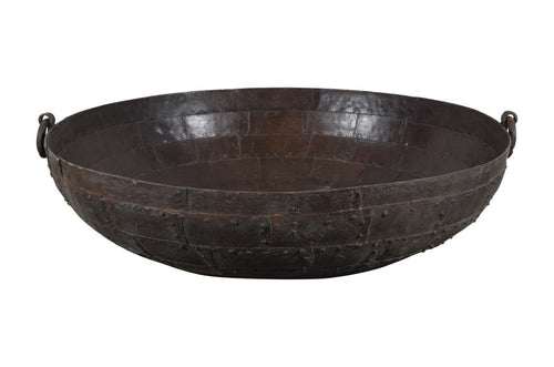 Biscottini Biscottini Vecchio Contenitore Crogiolo Ferro Battuto 144x39 Artigianale