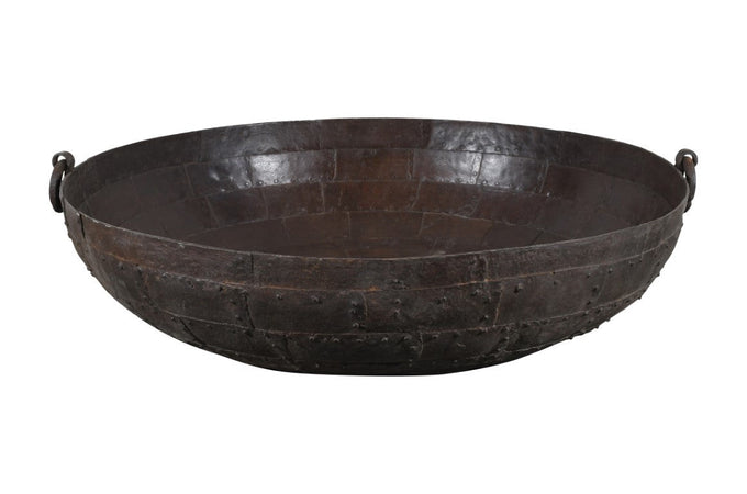 Biscottini Biscottini Vecchio Contenitore Crogiolo Ferro Battuto 144x39 Artigianale