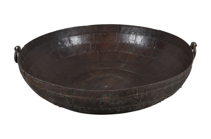 Biscottini Biscottini Vecchio Contenitore Crogiolo Ferro Battuto 144x39 Artigianale