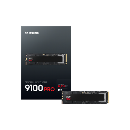 SAMSUNG SSD 9100 PRO 1TB MZ-VAP1T0BW PCIe 5.0 M2 NVME R/W 14700/13300 (SIAE