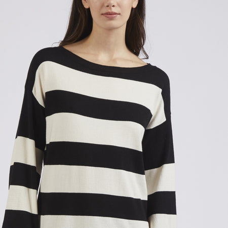 ABITO IN MAGLIA RIGATO