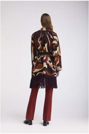 MAXY CARDIGAN CON FRANGE