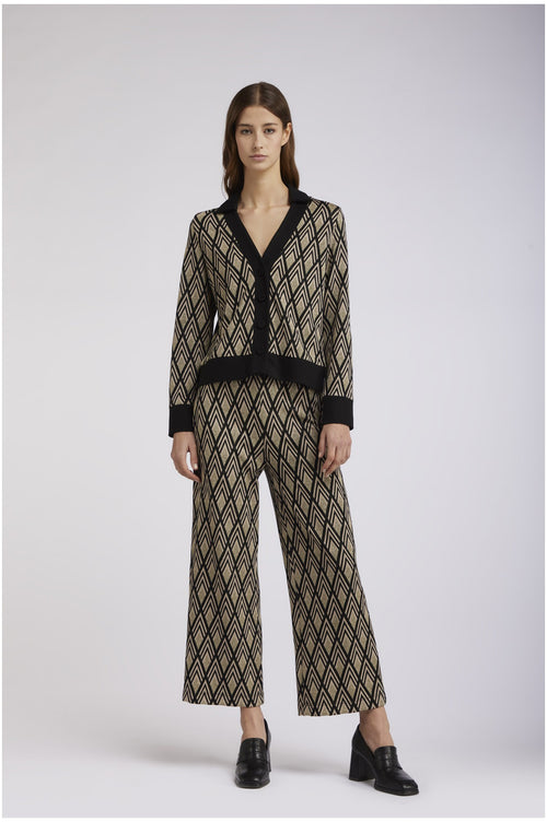 CARDIGAN CORTO CON COLLETTO