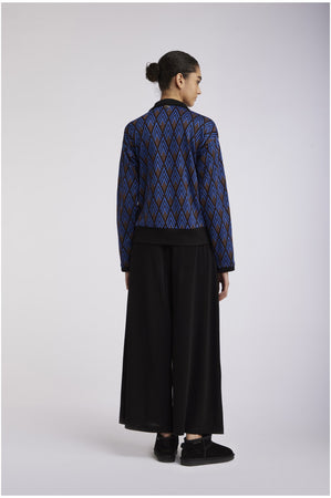 MAGLIA COLLO TIPO POLO TESSUTO JACQUARD