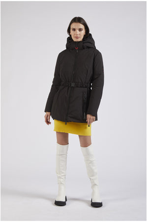 PIUMINO TESSUTO OPACO CON CINTURA ELASTICA