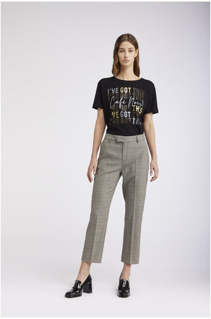 PANTALONE CYGARETTE PRINCIPE DI GALLES