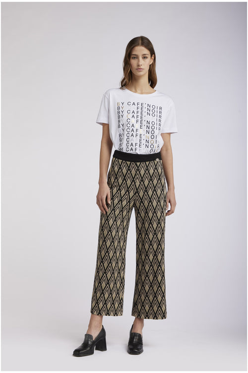 PANTALONE LARGO LAVORAZIONE JACQUARD