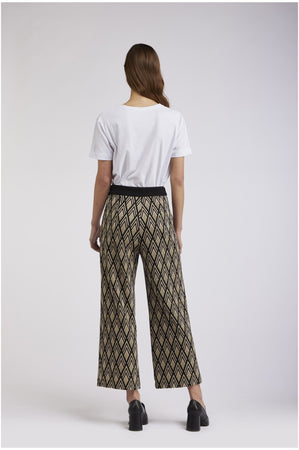 PANTALONE LARGO LAVORAZIONE JACQUARD