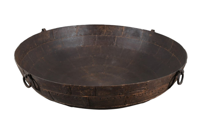 Biscottini Biscottini Vecchio Contenitore Crogiolo Ferro Battuto 170x44 Braciere Fioriera