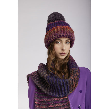 BERRETTO MULTICOLOR CON PON PON