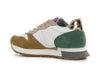 SNEAKERS IN PELLE SCAMOSCIATA E TESSUTO