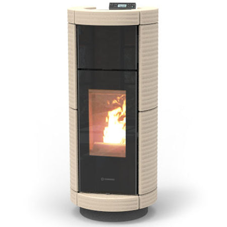 Thermorossi Termostufa a Pellet Dorica Idra 29 Maiolica 31,2 kW