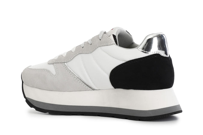 RUNNING IN PELLE SCAMOSCIATA E TESSUTO